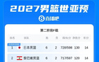5胜3负稳居第三,中国男篮靠胜负关系压住黎巴嫩
